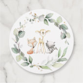 Rustikale Landtiere Vielen Dank Geschenkanhänger (Rückseite)