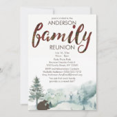 Rustikale Landtiere Wiedersehen Einladung (Vorderseite)