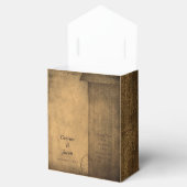 Rustikale Landwaldhalle Vintager Western Hochzeit Geschenkschachtel (Geöffnet)