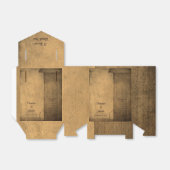 Rustikale Landwaldhalle Vintager Western Hochzeit Geschenkschachtel (Ungefaltet)