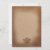 Rustikale Las Vegas Wedding Cards Save The Date (Rückseite)