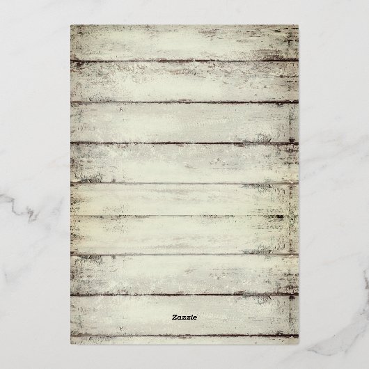 Rustikale Laterne und Blätter Herbst 50. Geburtsta Folieneinladung (Rückseite)