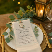 Rustikale Laternenflora Acryleinladungen