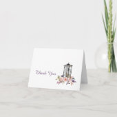 Rustikale Laternenflora Dankeschön Karten (Vorderseite)