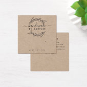 Rustikale Laurel Leaf Gestüt Earring Display Card (Schreibtisch)