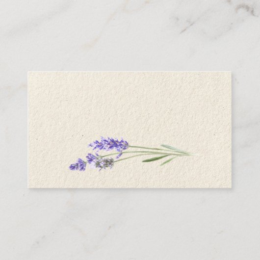 Rustikale Lava und Salbei-UAWG Begleitkarte (Rückseite)