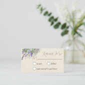 Rustikale Lava und Salbei-UAWG Begleitkarte (Stehend Vorderseite)