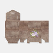 Rustikale Lavendel Blume Kinderdusche Gefallen Box Geschenkschachtel (Ungefaltet)