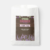 Rustikale Lavendel Dusche Party Babydusche Geschenktütchen (Vorderseite)