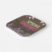 Rustikale Lavendel Dusche Party Babydusche Pappteller (Gewinkelt)