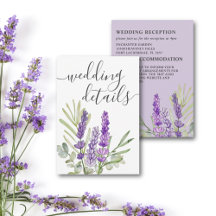 Rustikale Lavendel & Eukalyptus-Hochzeitsdetails