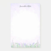 Rustikale Lavendel Grass Grüne Frühlingsvibes Flor Post-it Klebezettel (Vorderseite)