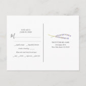 Rustikale Lavendel UAWG Postkarte (Rückseite)