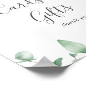 Rustikale Lavendel- und Eukalyptus-Karten und Gesc Poster (Ecke)