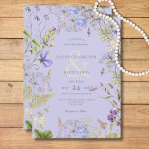 Rustikale Lavendel- und Zahnpasta-Wildblumen Laven