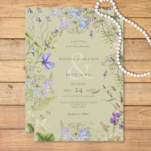 Rustikale Lavendel & Wildblumen