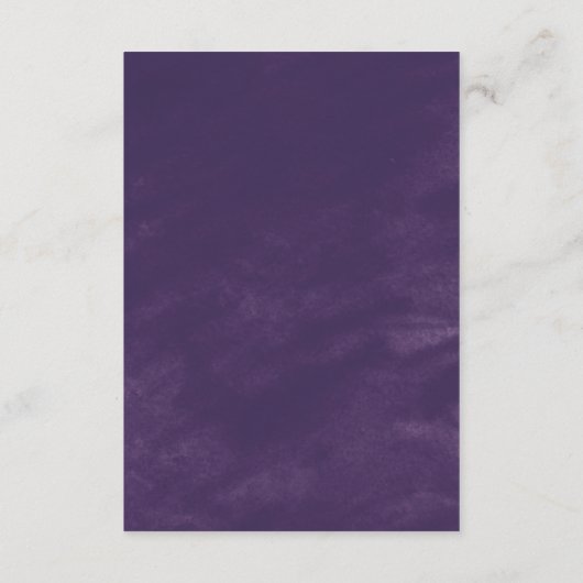 Rustikale Lavender & Eucalyptus Hotel Enclosure Ca Begleitkarte (Rückseite)