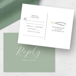 Rustikale Lavender Song Request UAWG Postcard Postkarte