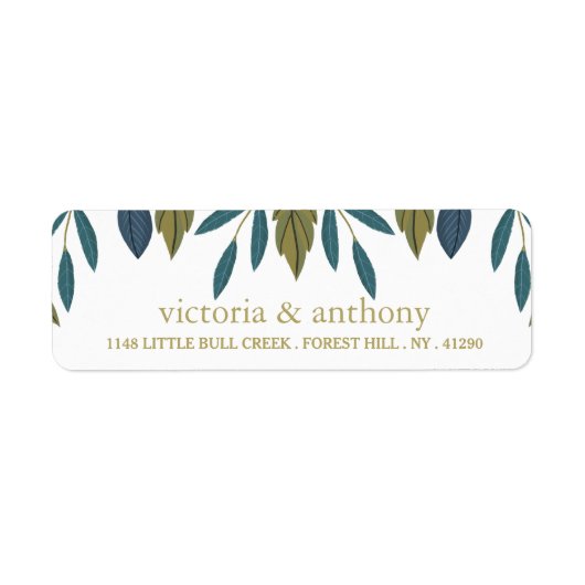 Rustikale Leaf-Blumenhochzeit (Vorne)