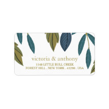 Rustikale Leaf-Blumenhochzeit