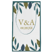 Rustikale Leaf-Blumenhochzeit Kleine Geschenktüte (Vorderseite)