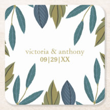 Rustikale Leaf-Blumenhochzeit