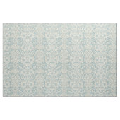 Rustikale Leinen in Beige und Blauer Damast Stoff (Fat Quarter (45,7 x 55,9 cm))