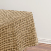 Rustikale Leinwand-Beschaffenheit Tischdecke (Beispiel)