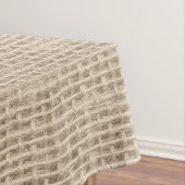 Rustikale Leinwand-Land-Hochzeit Tischdecke (Beispiel)