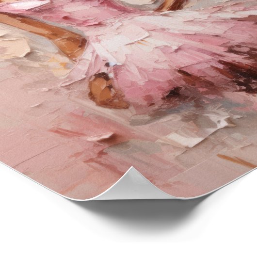 Rustikale Leinwand | Nahes Profilbild | Poster (Ecke)