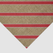 Rustikale Leinwand-Zuckerstange Seidenpapier (Ausschnitt)