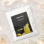 Rustikale Lemon Lemonade Kinderdusche Geschenktütchen (Ausgeschnitten)