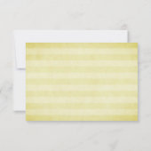 Rustikale Lemon Wedding RSVP Card (Rückseite)