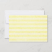 Rustikale Lemon Wedding RSVP Card Karte (Rückseite)