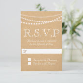 Rustikale Leuchtenreihe UAWG 3,5" x 5" RSVP Karte (Stehend Vorderseite)