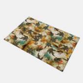 Rustikale Libelle Fußmatte (Schrägansicht)