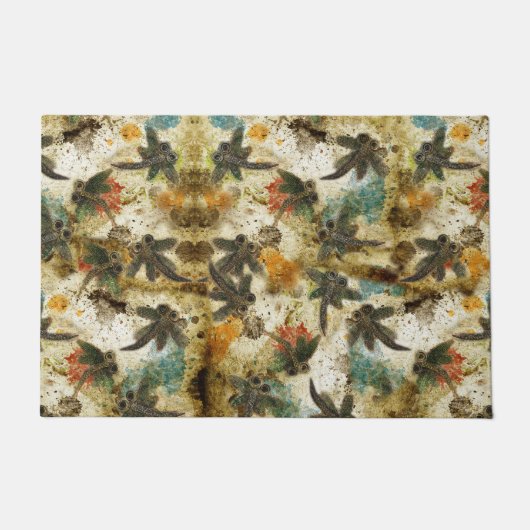 Rustikale Libelle Fußmatte (Vorderseite)