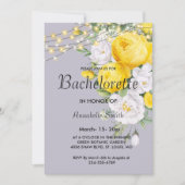 Rustikale Lichter Bachelor-Party Einladung (Vorderseite)