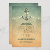 Rustikale Lichter - Einladung zur nautischen Begeg (Vorne/Hinten)