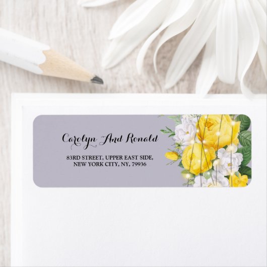 Rustikale Lichter Gelbblütensiegel (Insitu)