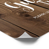 Rustikale Lichterkette Gästebuch Baum SIGN (Ecke)