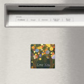 Rustikale Liebe Bäume Liebe Sie Magnet (In Situ (Geschirrspüler))
