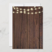 Rustikale Liebe Bug Baby Dusche Einladung (Rückseite)