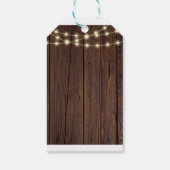 Rustikale Liebe Bug Baby Dusche Geschenkanhänger (Rückseite)