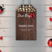 Rustikale Liebe Bug Baby Dusche Geschenkanhänger