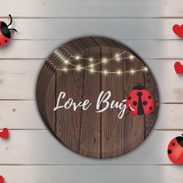 Rustikale Liebe Bug Baby Dusche Pappteller