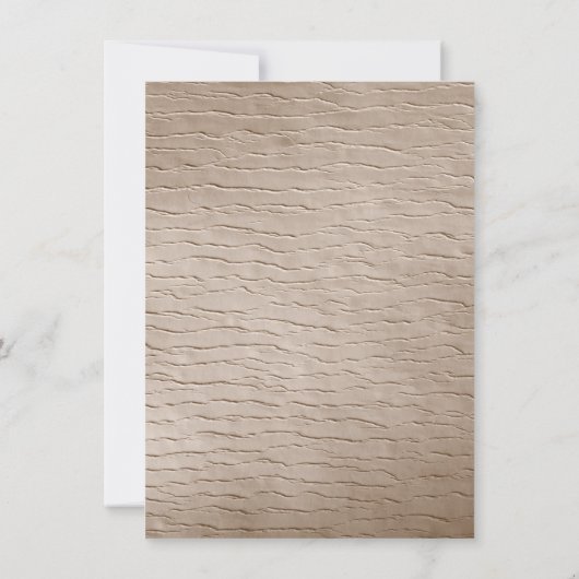 Rustikale LIEBE Hochzeitsfeiern Einladung (Rückseite)