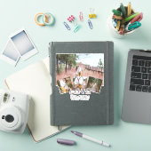 Rustikale Liebe Lilac Wedding Brautparty Fotos Aufkleber (iPad Hülle)