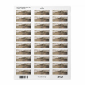 Rustikale Liebe Rope Burlap Lace Wood Wedding (Vorne)