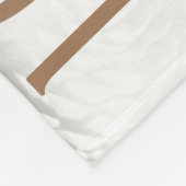 Rustikale Liebe und Joy Pine Cone Fleecedecke (Ecke)